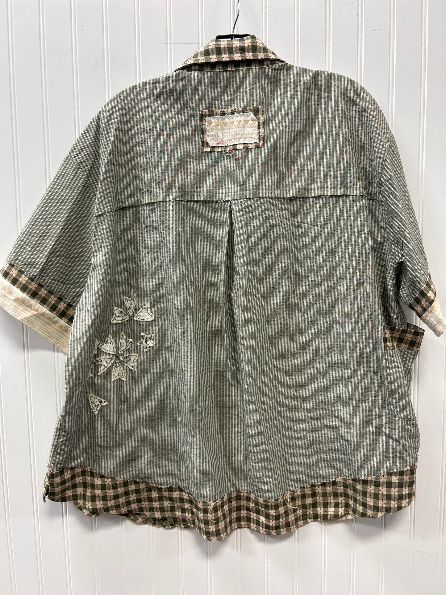 Top SS By Pol In Green, Size:L