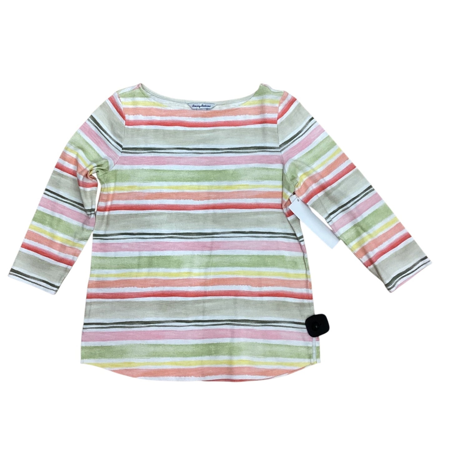 Top 3/4 Sleeve By Tommy Bahama In Striped Pattern, Size:Sp