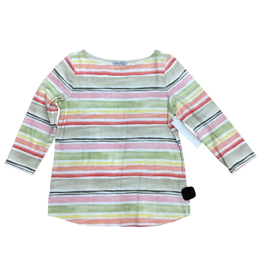 Top 3/4 Sleeve By Tommy Bahama In Striped Pattern, Size:Sp