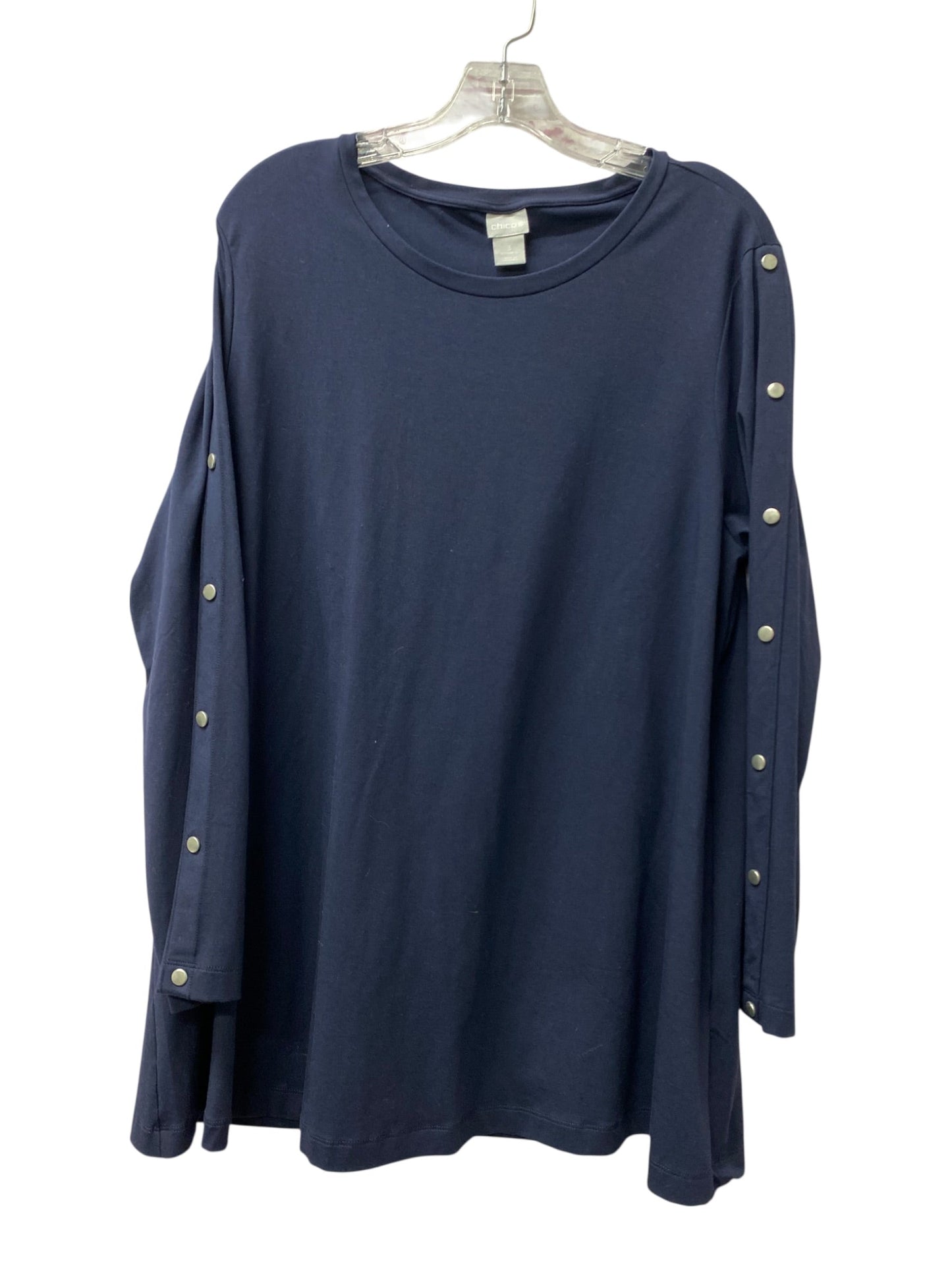 Top Ls By Chicos In Blue, Size:Xl