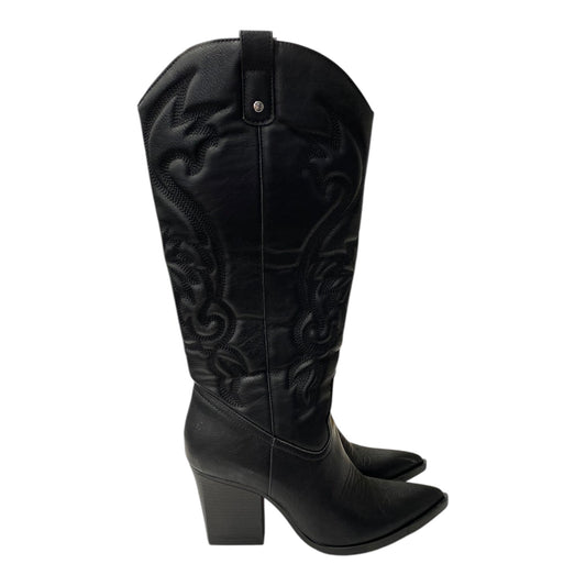 Boots Western By Forever 21 In Black, Size:10