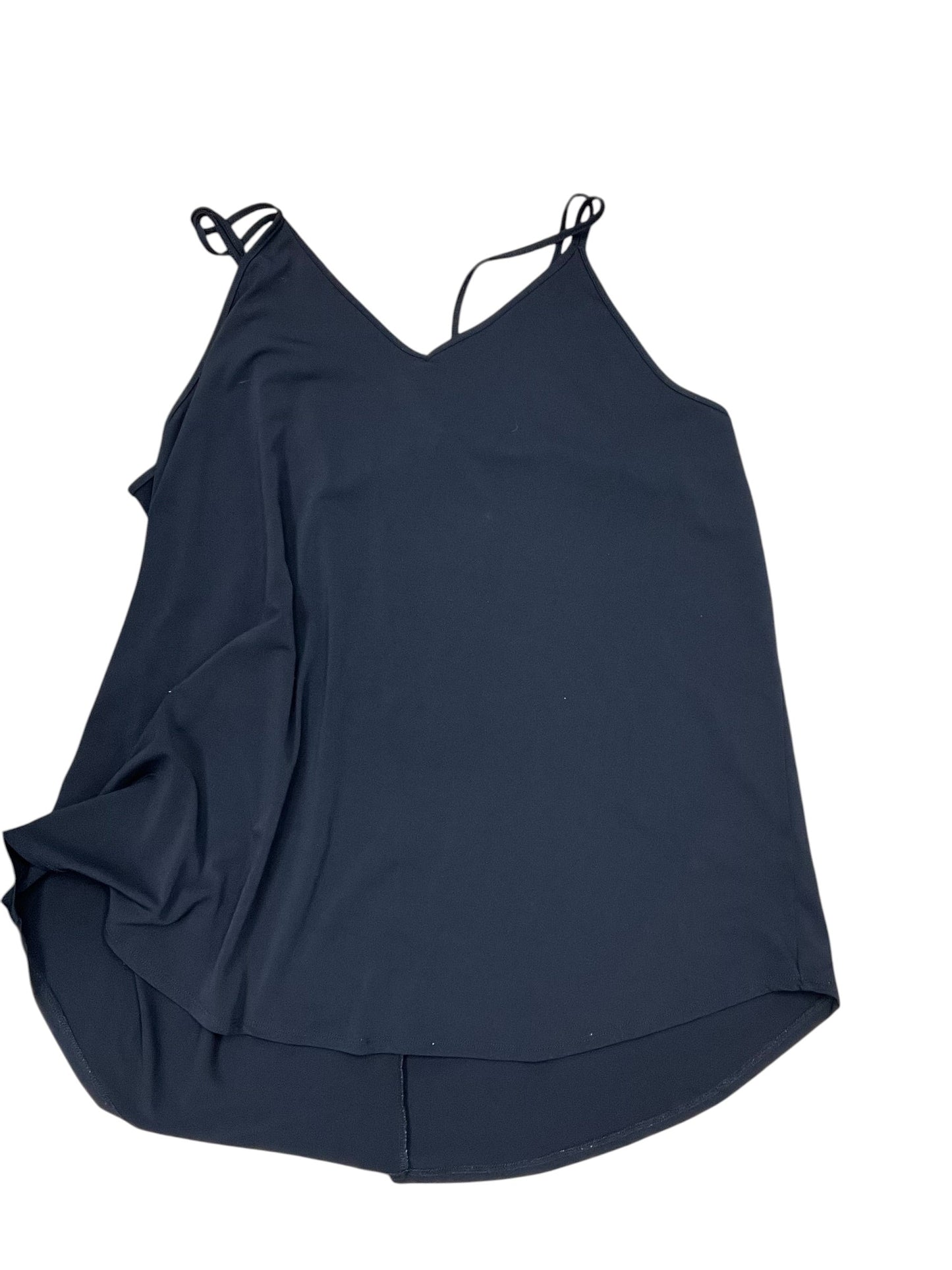 Top Sleeveless By Lularoe In Black, Size:2X
