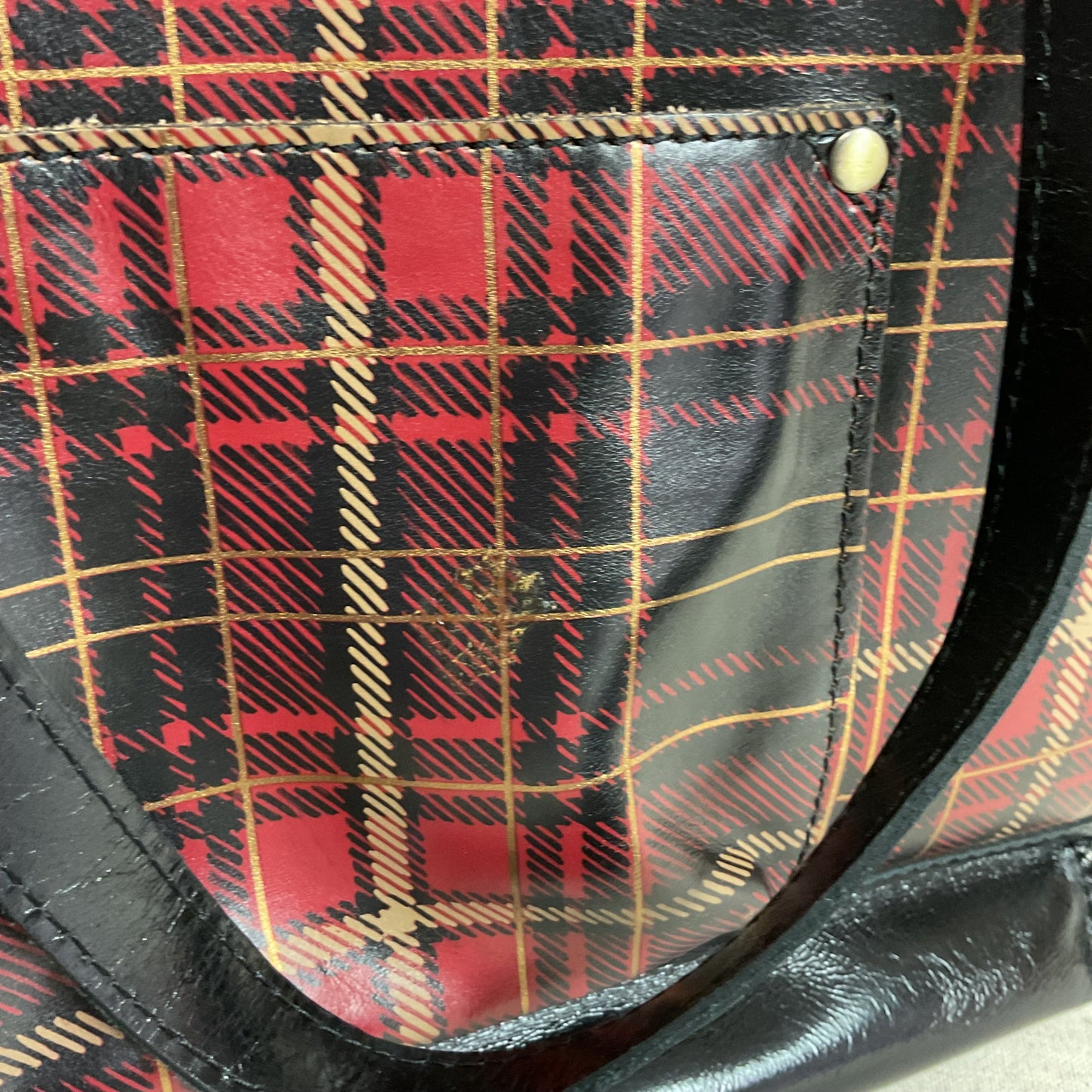 Handbag Designer By Patricia Nash In Black & Red, Size:Large