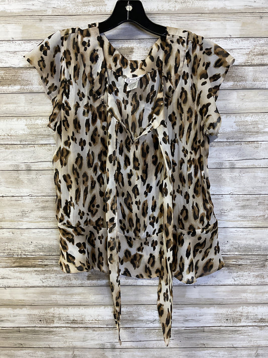Top Ss By Clothes Mentor In Animal Print, Size:S