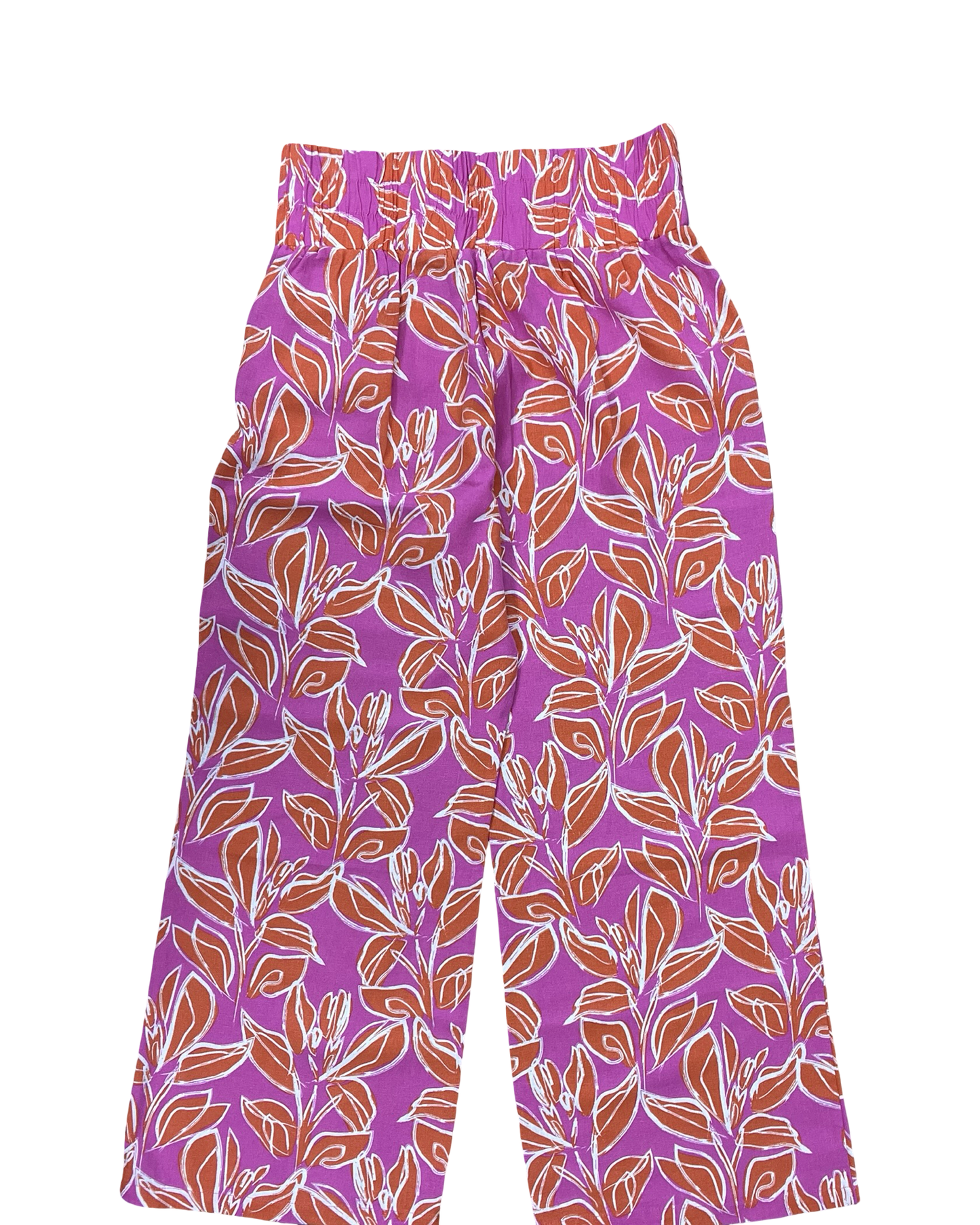 Pants Wide Leg By Sincerely Jules In Orange & Pink, Size:Xl