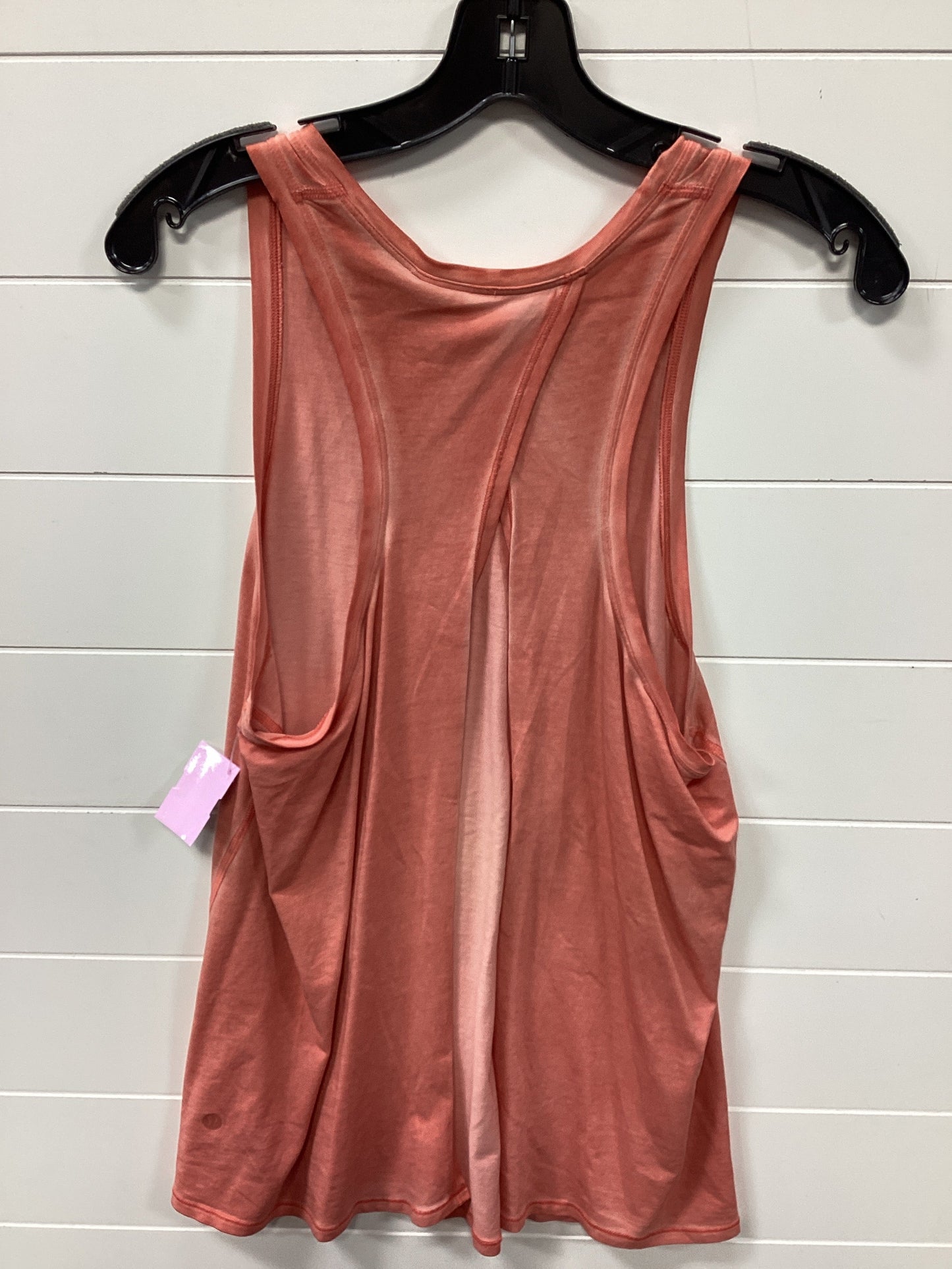 Athletic Tank Top By Lululemon In Orange, Size:10