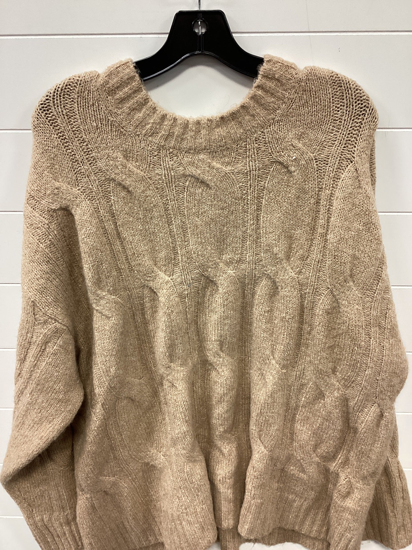 Sweater By American Eagle In Tan, Size:Xxl