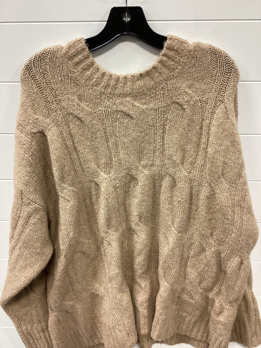 Sweater By American Eagle In Tan, Size:Xxl