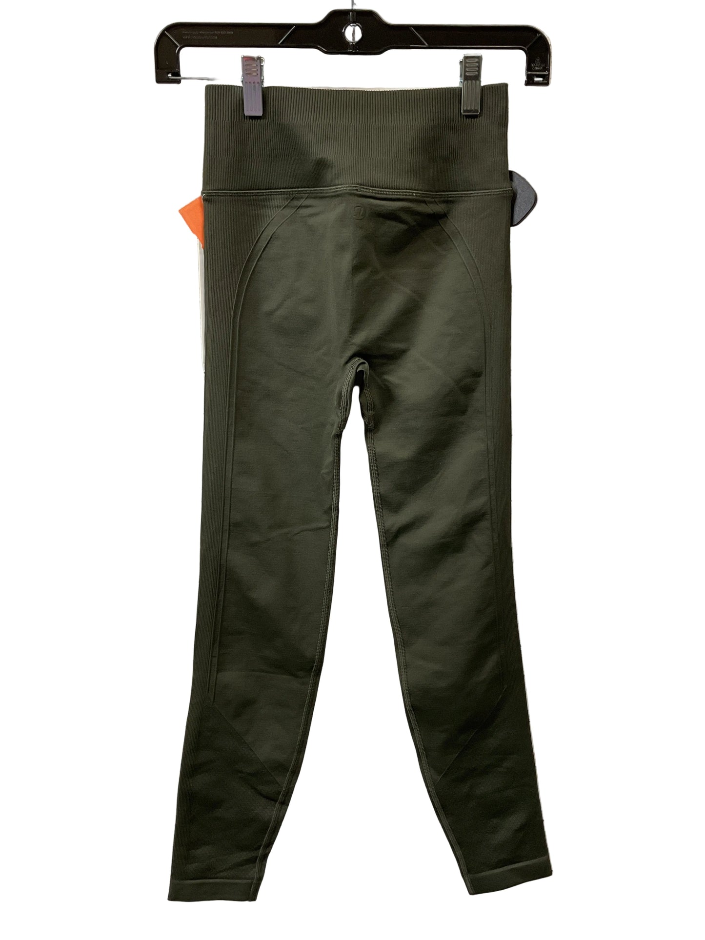 Athletic Leggings By Lululemon In Green, Size:4