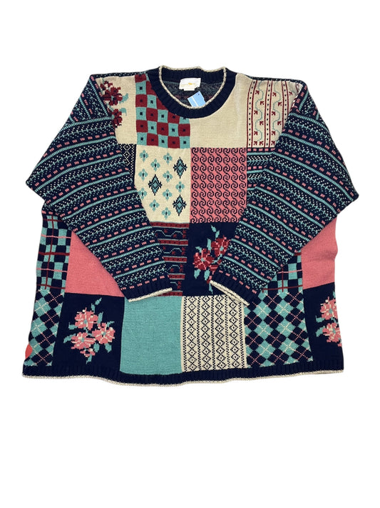 Sweater By Hunters Run In Multi, Size:2X