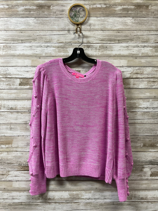 Sweater By Lilly Pulitzer In Purple, Size:Xl