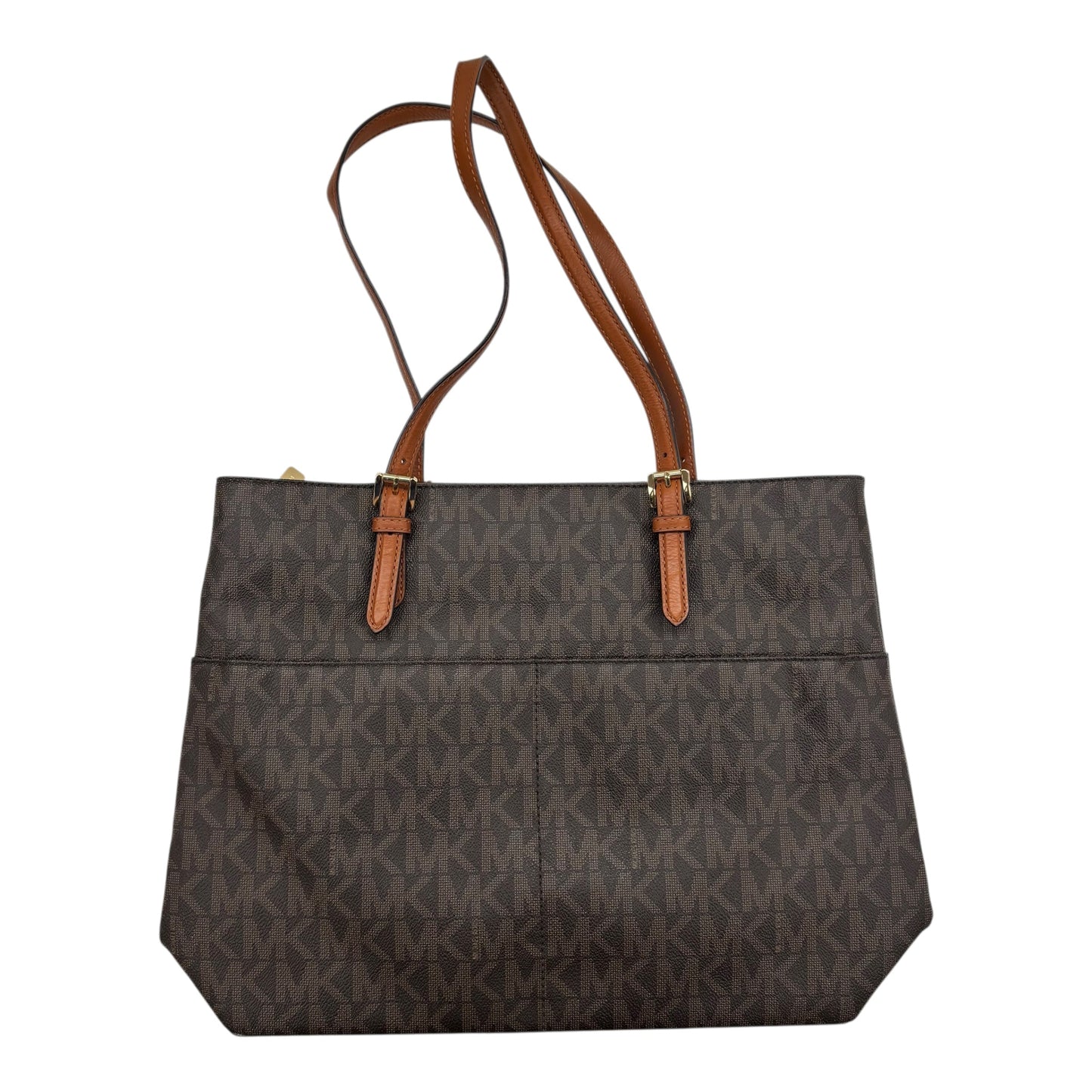 Handbag Designer By Michael Kors In Brown, Size:Medium