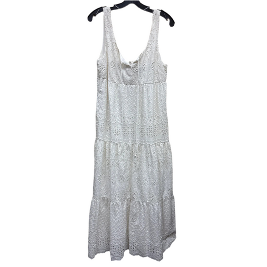 Dress Casual Maxi By Nicole By Nicole Miller In White, Size: M