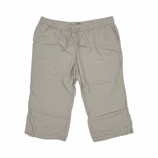 Pants Linen By Clothes Mentor In Tan, Size:3X