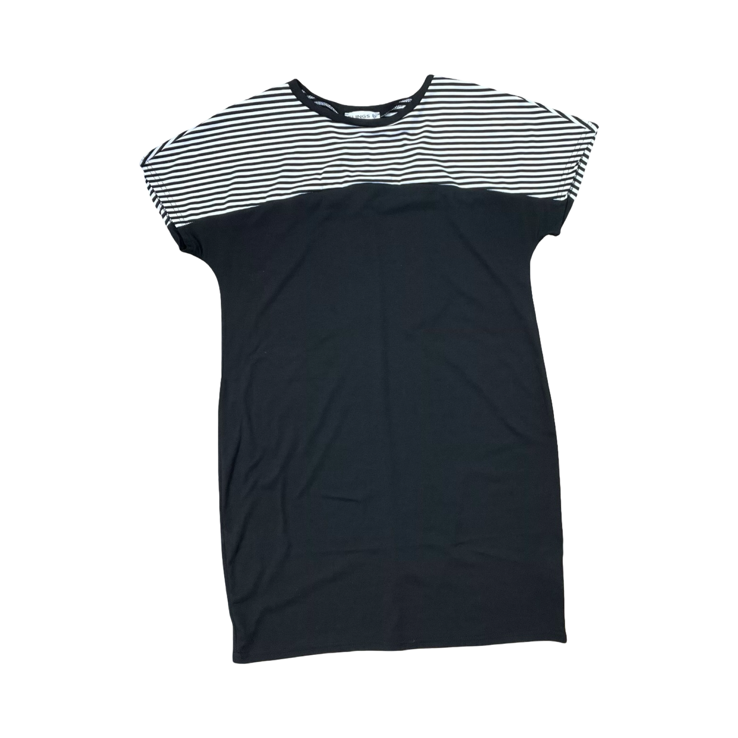Dress Casual Short By Clothes Mentor In Black & White, Size:M