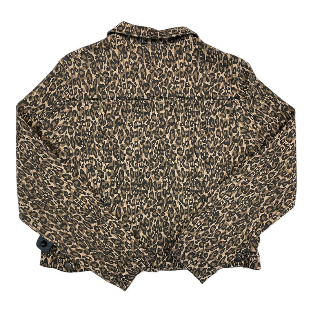 Jacket Denim By  D.JEANS In Animal Print, Size:Xl