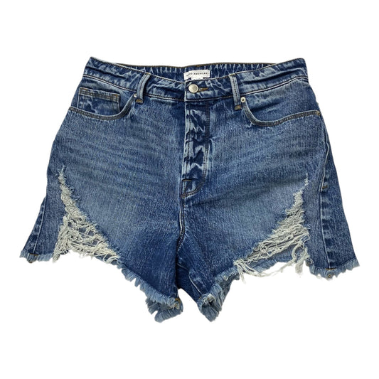 Shorts By Good American In Blue Denim, Size:6