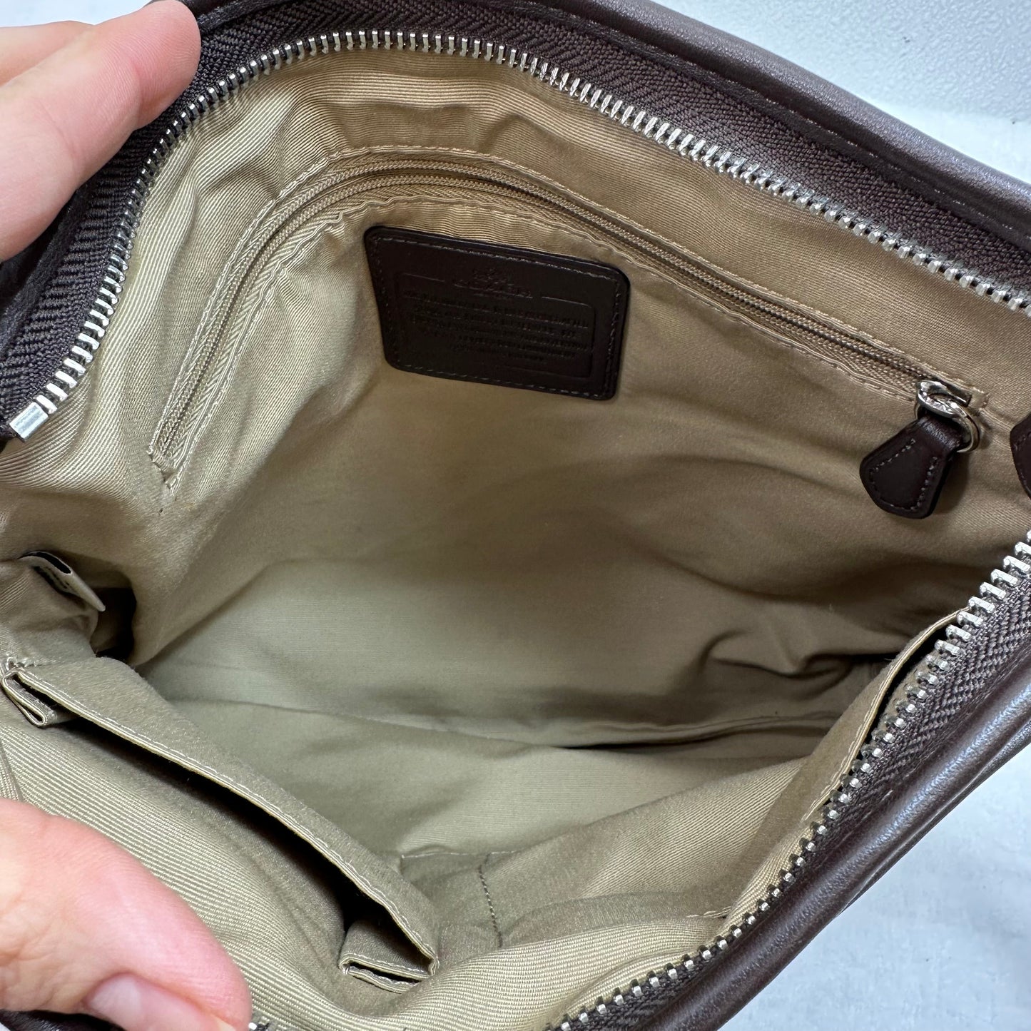 Crossbody Designer By Coach, Size: Medium