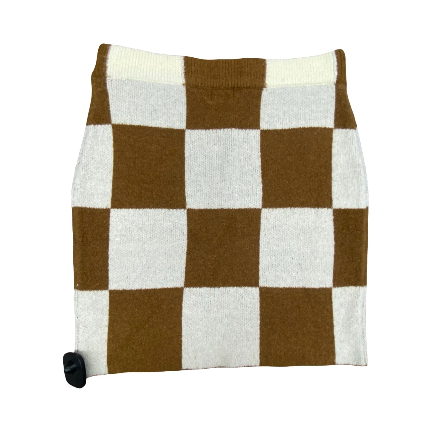 Skirt Mini & Short By Cmb In Brown & Cream, Size:M