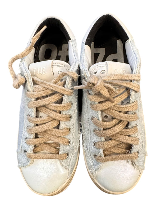 Shoes Designer By P448 In Blue, Size:7