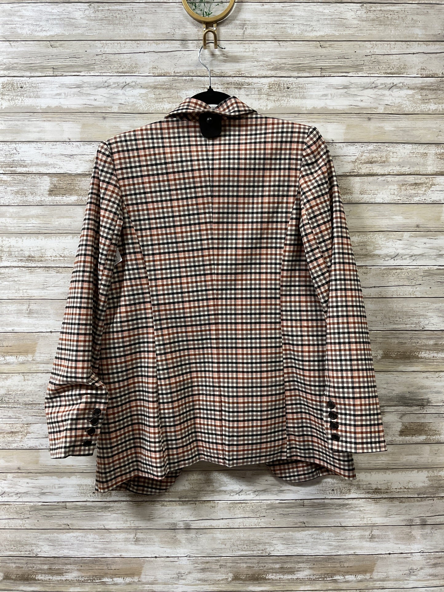 Blazer By A New Day In Checkered Pattern, Size:Xs