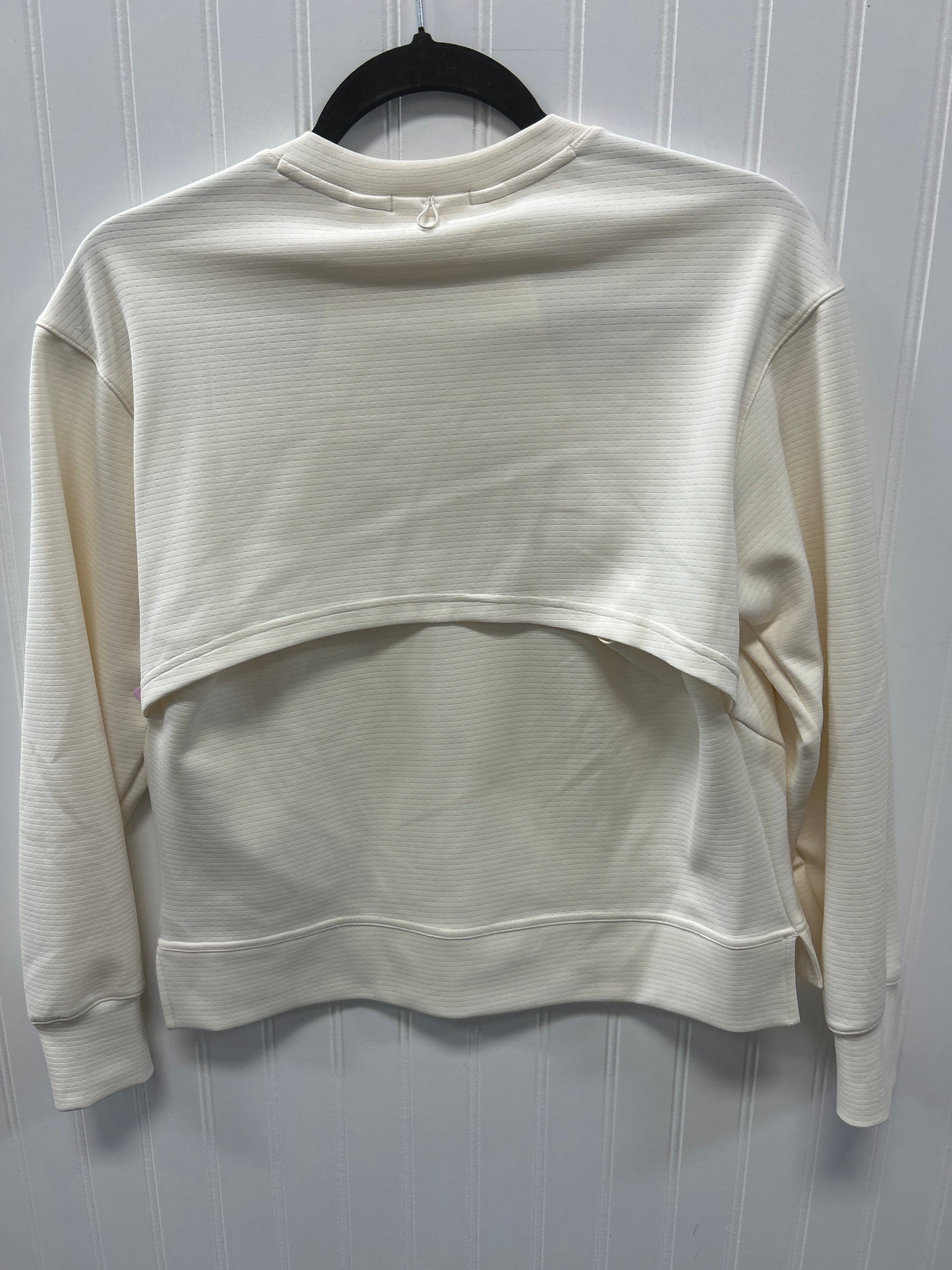 Athletic Top Ls Crewneck By Brooks In Cream, Size:S