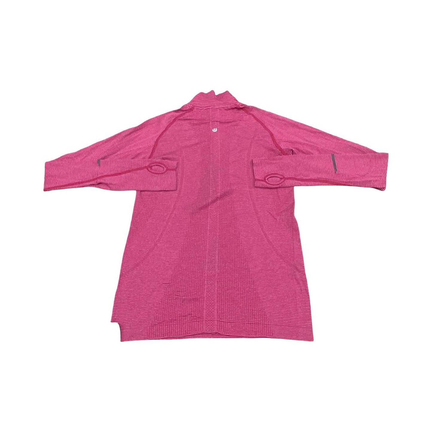 Athletic Top Ls Collar By Lululemon In Red, Size:8