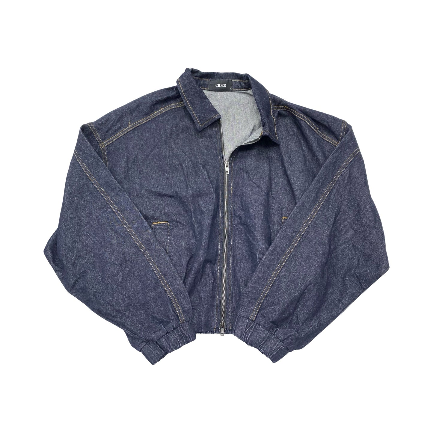 Jacket Denim By Cider In Blue, Size:L