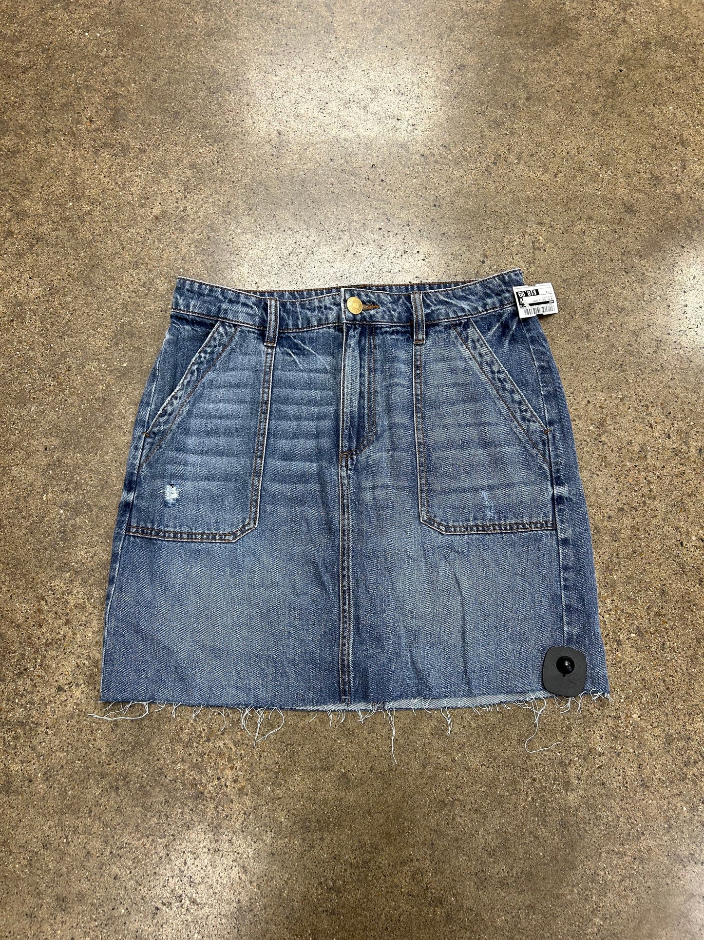 Skirt Mini & Short By Kut In Blue Denim, Size:4