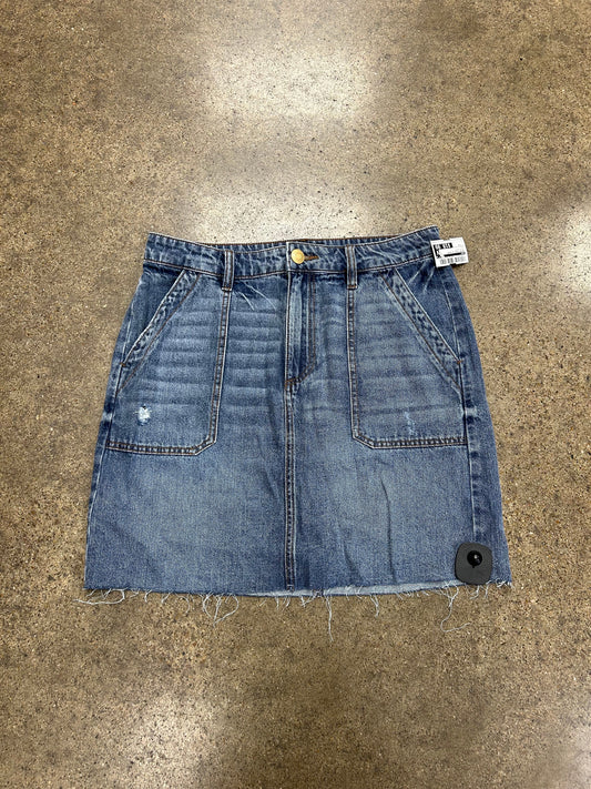 Skirt Mini & Short By Kut In Blue Denim, Size:4