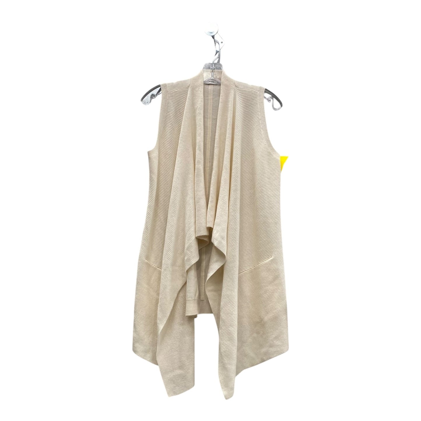 Vest Sweater By Vince In Cream, Size:Xs