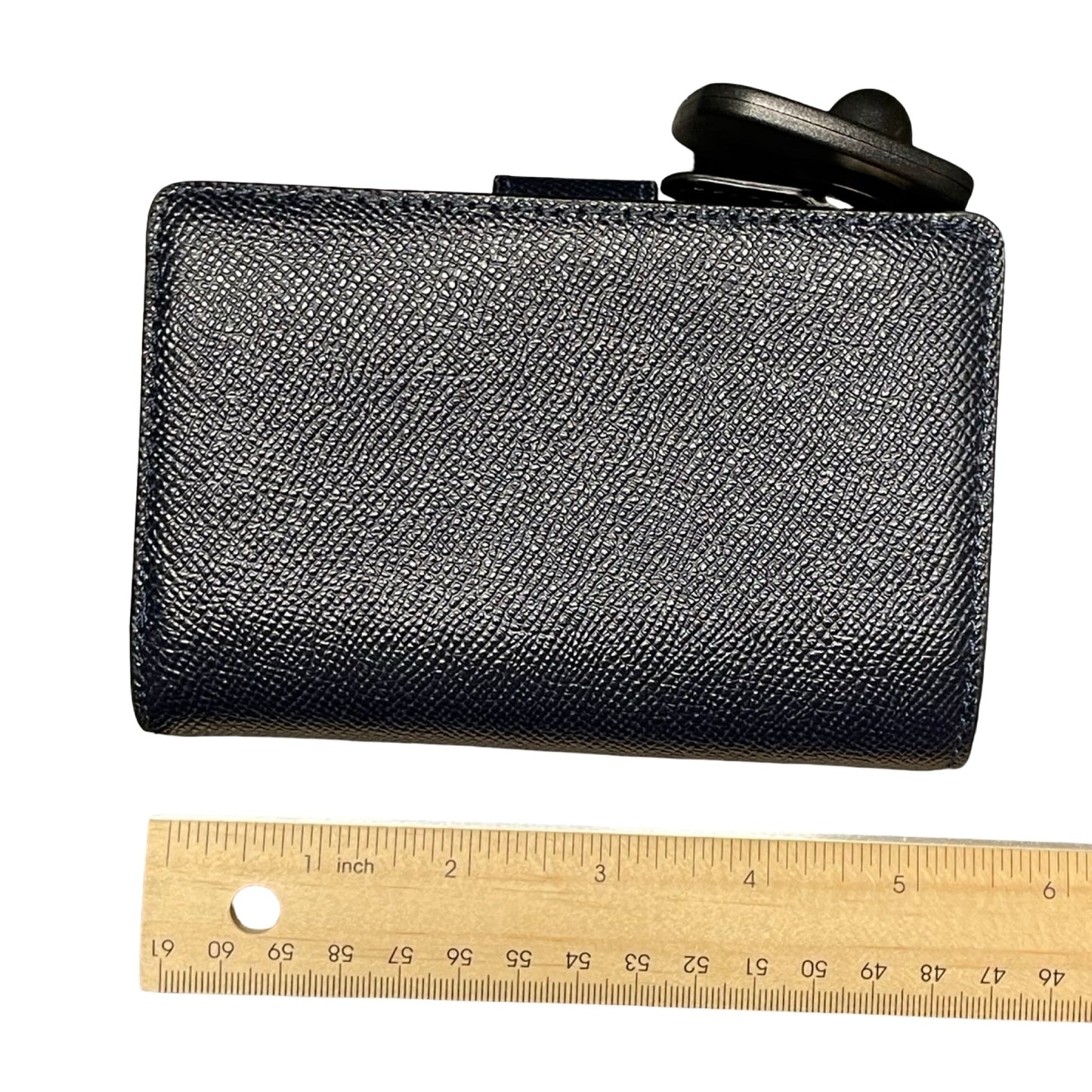 Wallet Designer By Coach In Navy, Size:Medium