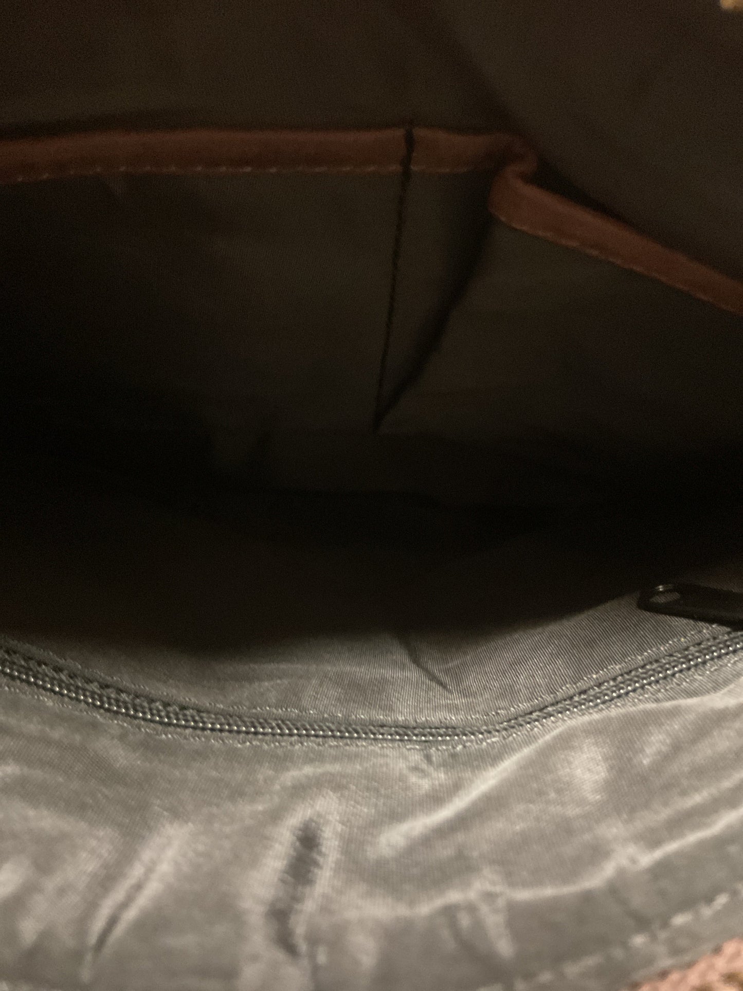 Crossbody Leather By Clothes Mentor In Brown, Size:Small