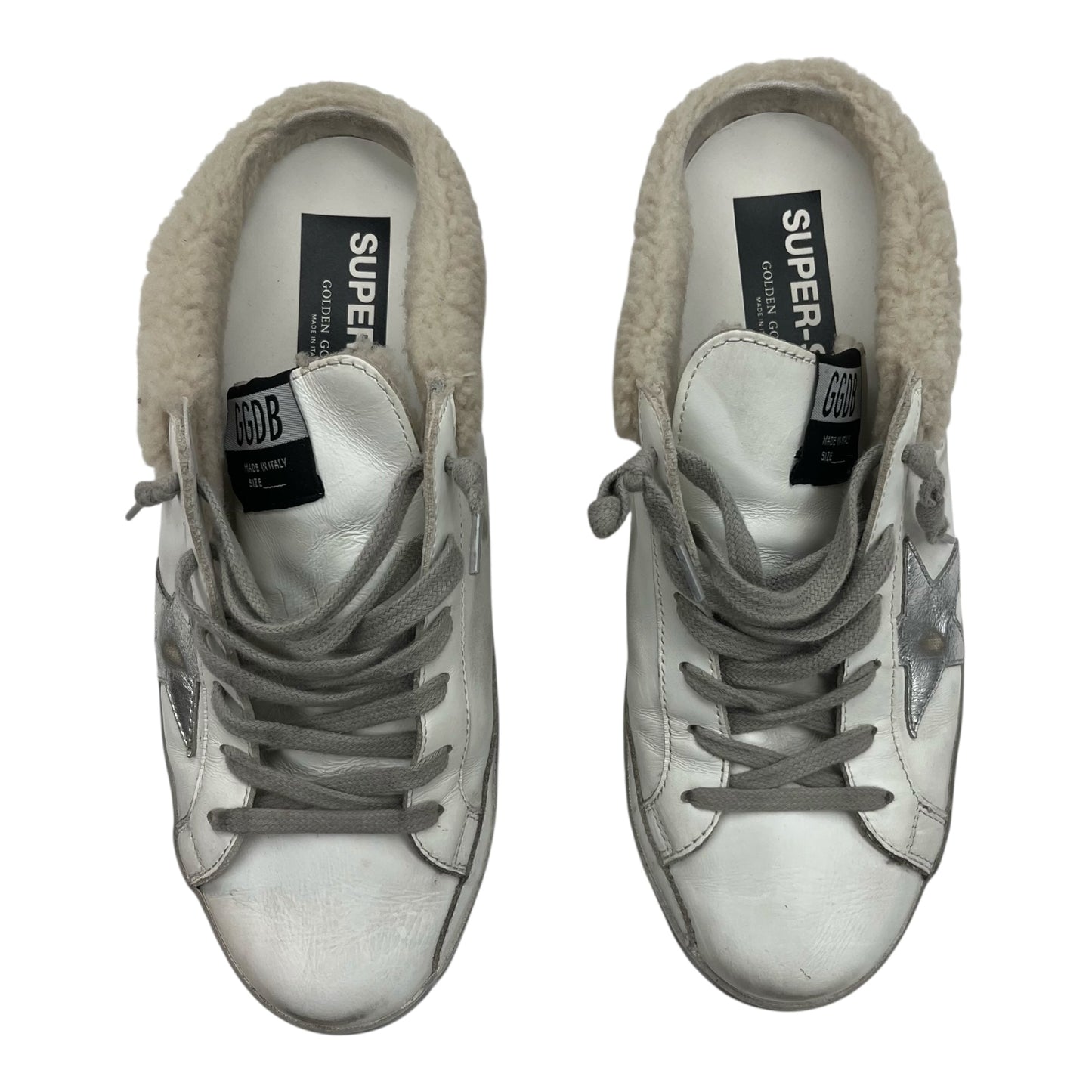 Shoes Luxury Designer By Golden Goose In White, Size:9.5