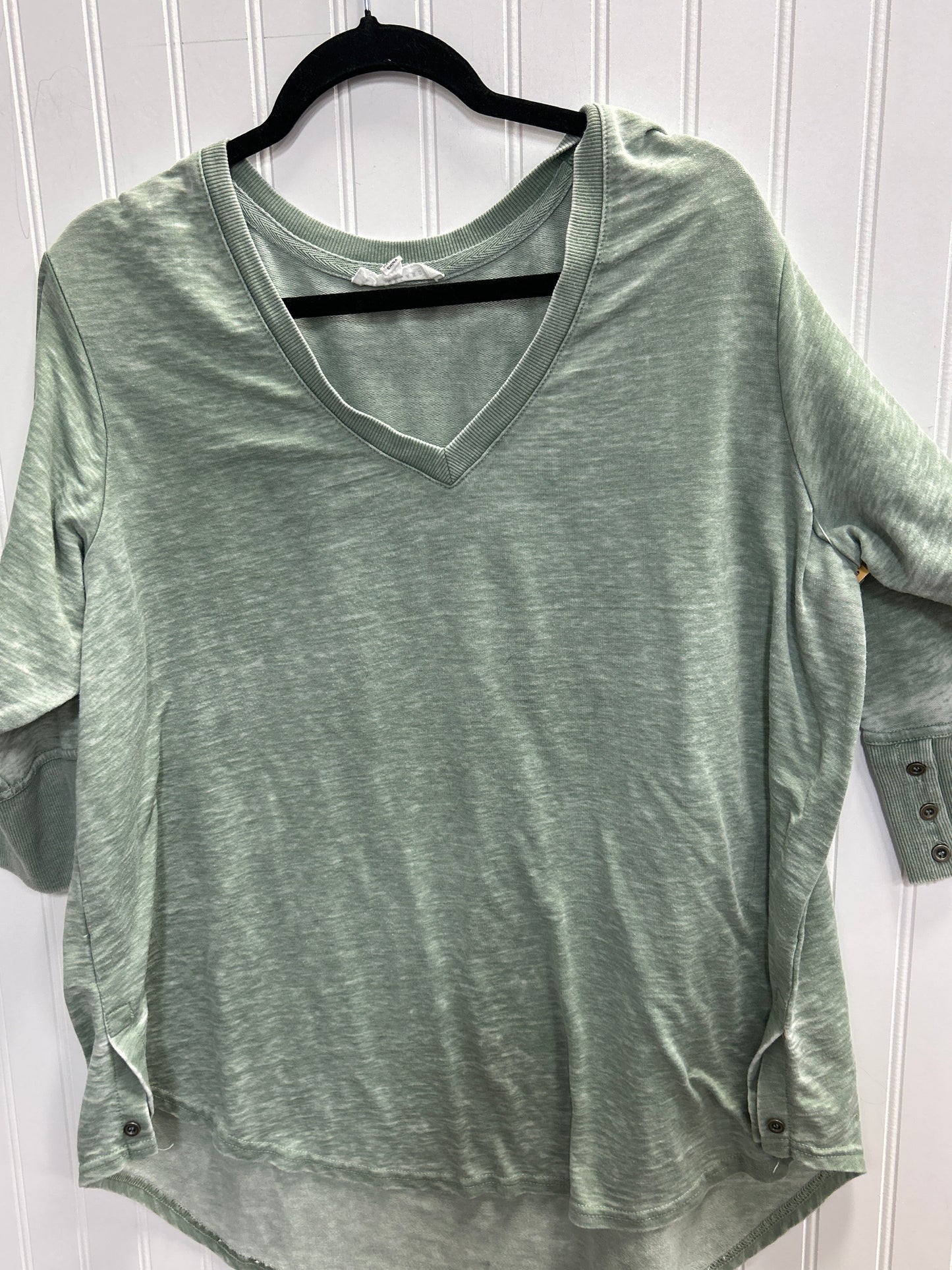 Top Ls By Jane And Delancey In Green, Size:2X