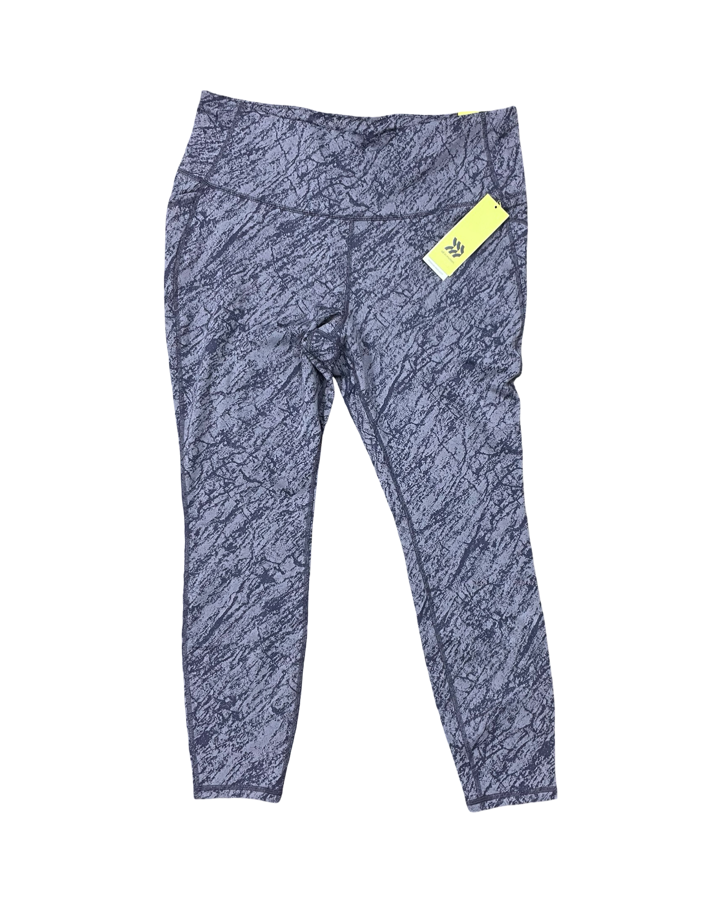 Athletic Leggings By All In Favor In Purple, Size:1X