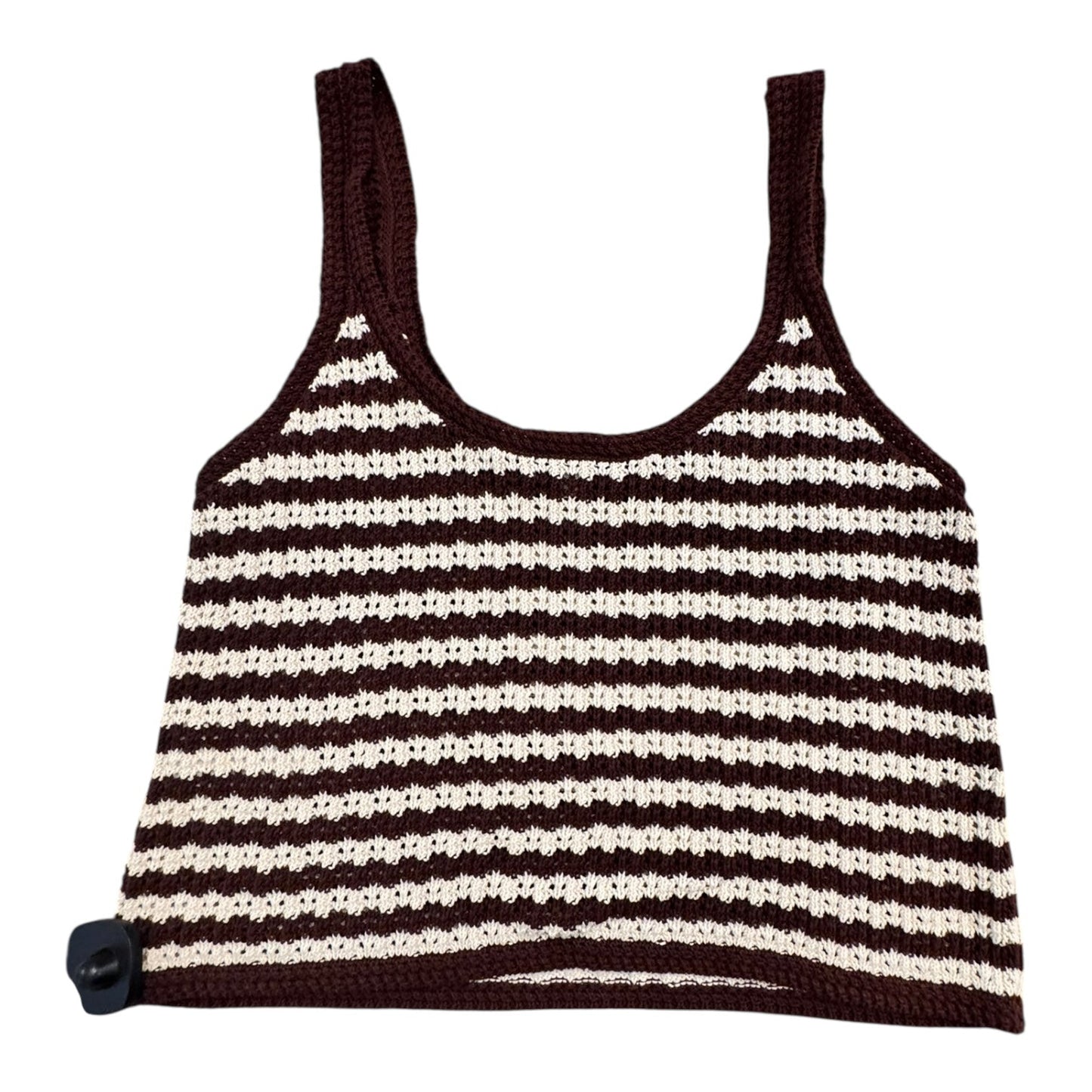 Top Sleeveless By Madewell In Striped Pattern, Size:M