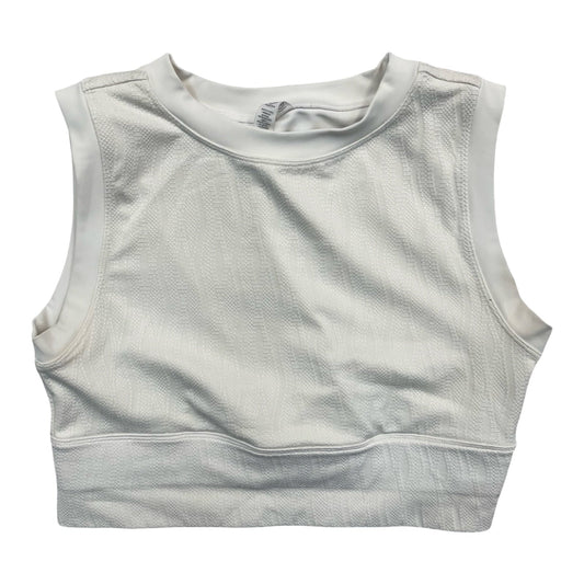 Athletic Tank Top By Sage In Cream, Size:L