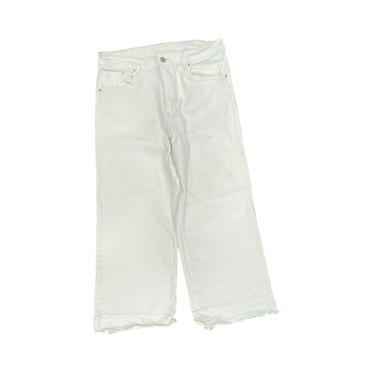 Jeans Wide Leg By Cmc In Cream, Size:16