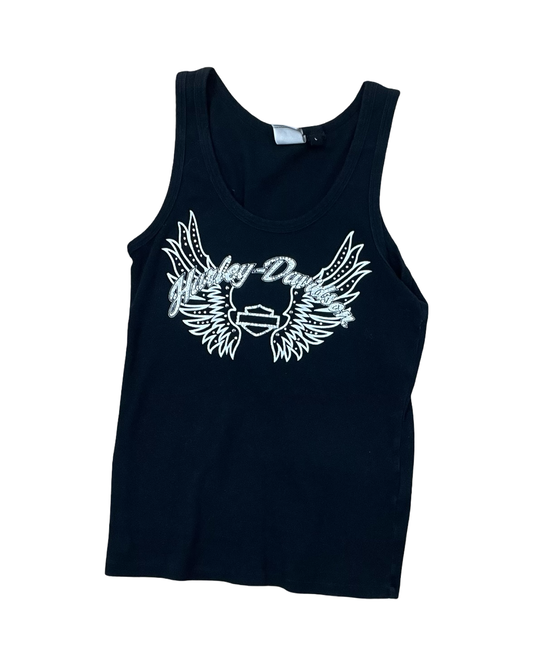 Tank Top By Harley Davidson In Black, Size:L