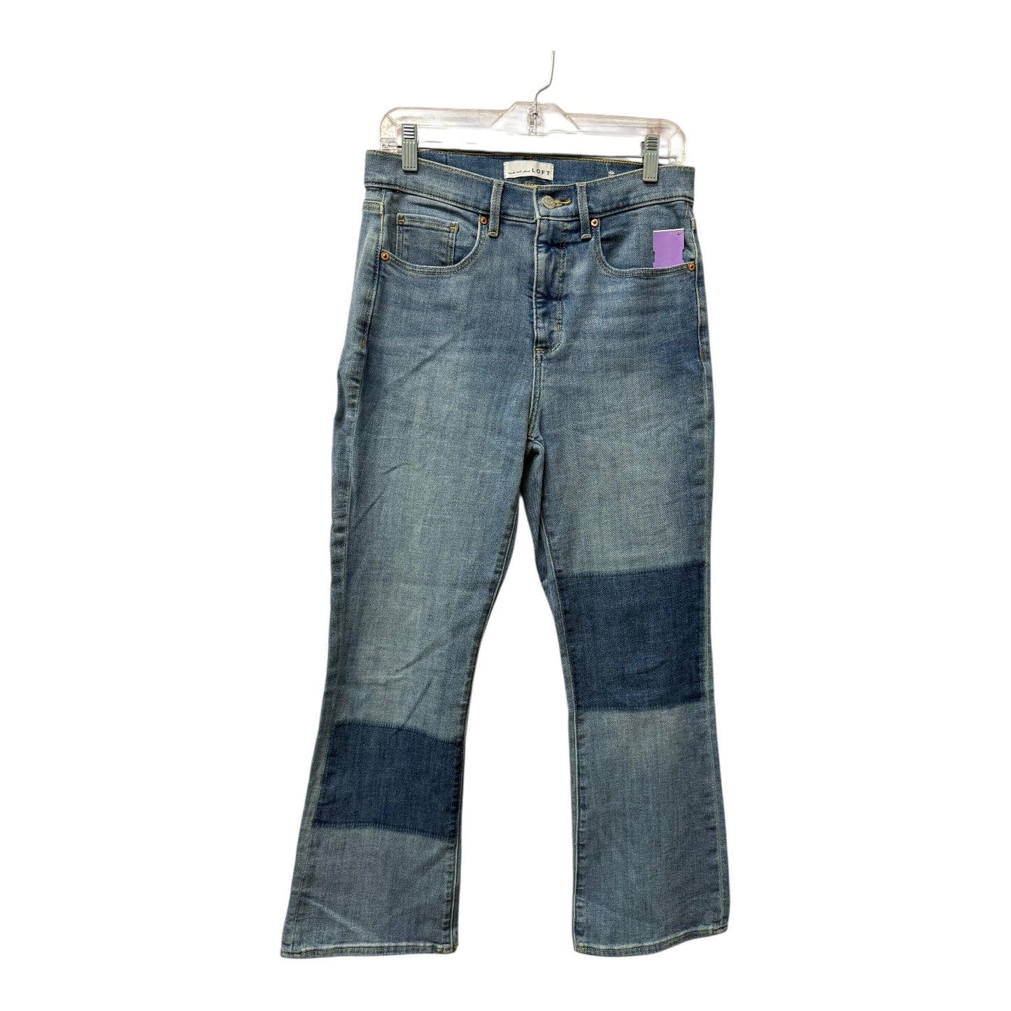 Jeans Boot Cut By Loft In Blue Denim, Size:6