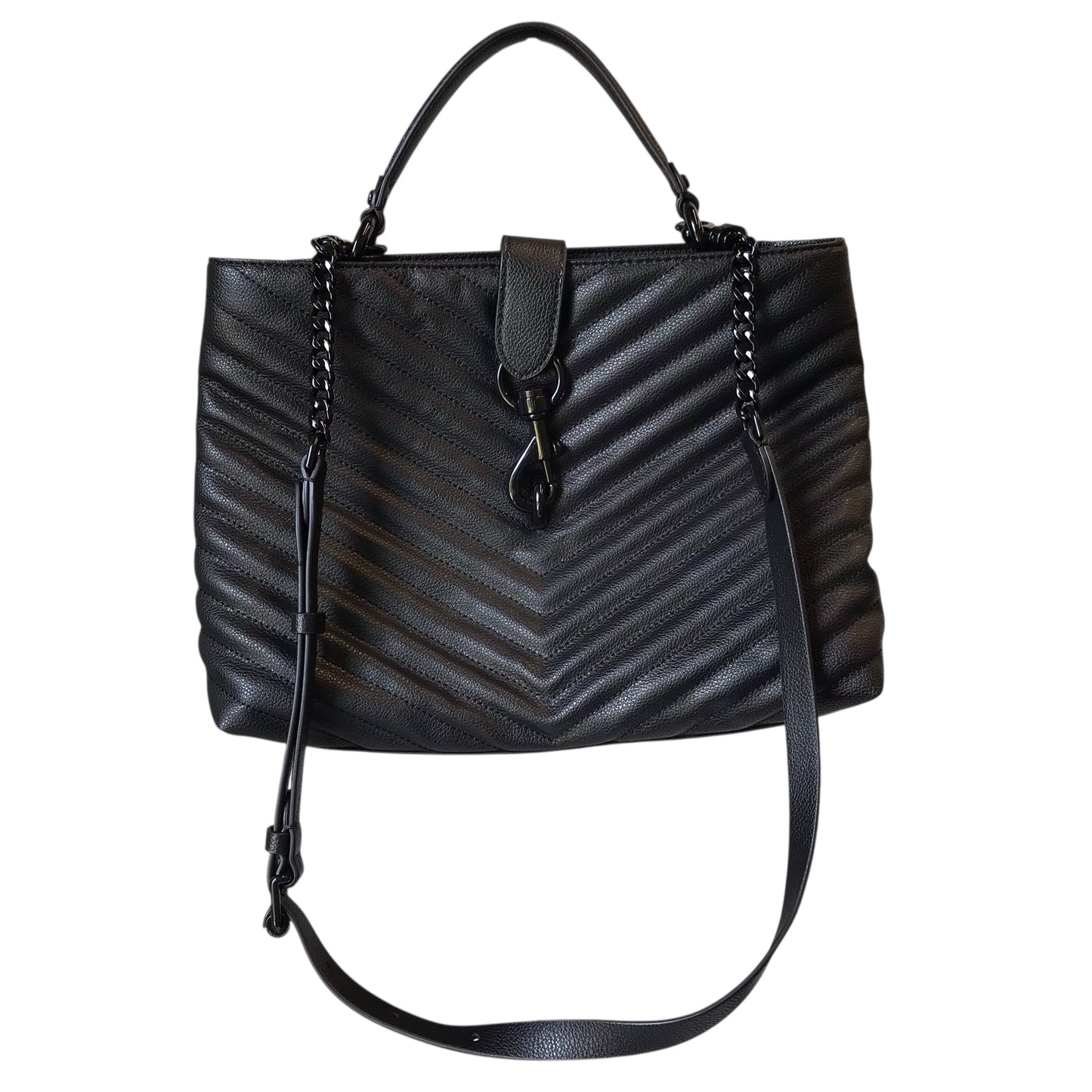 Handbag Designer By Rebecca Minkoff In Black, Size:Medium