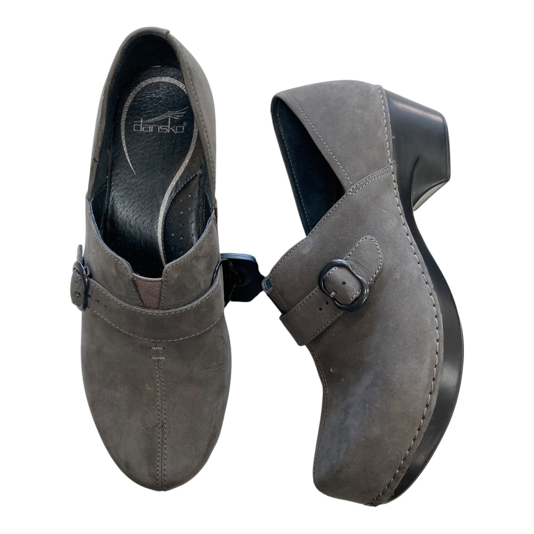 Shoes Heels Block By Dansko In Grey, Size:10