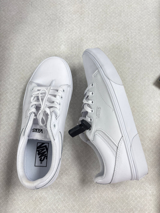 Shoes Sneakers By Vans In White, Size:10
