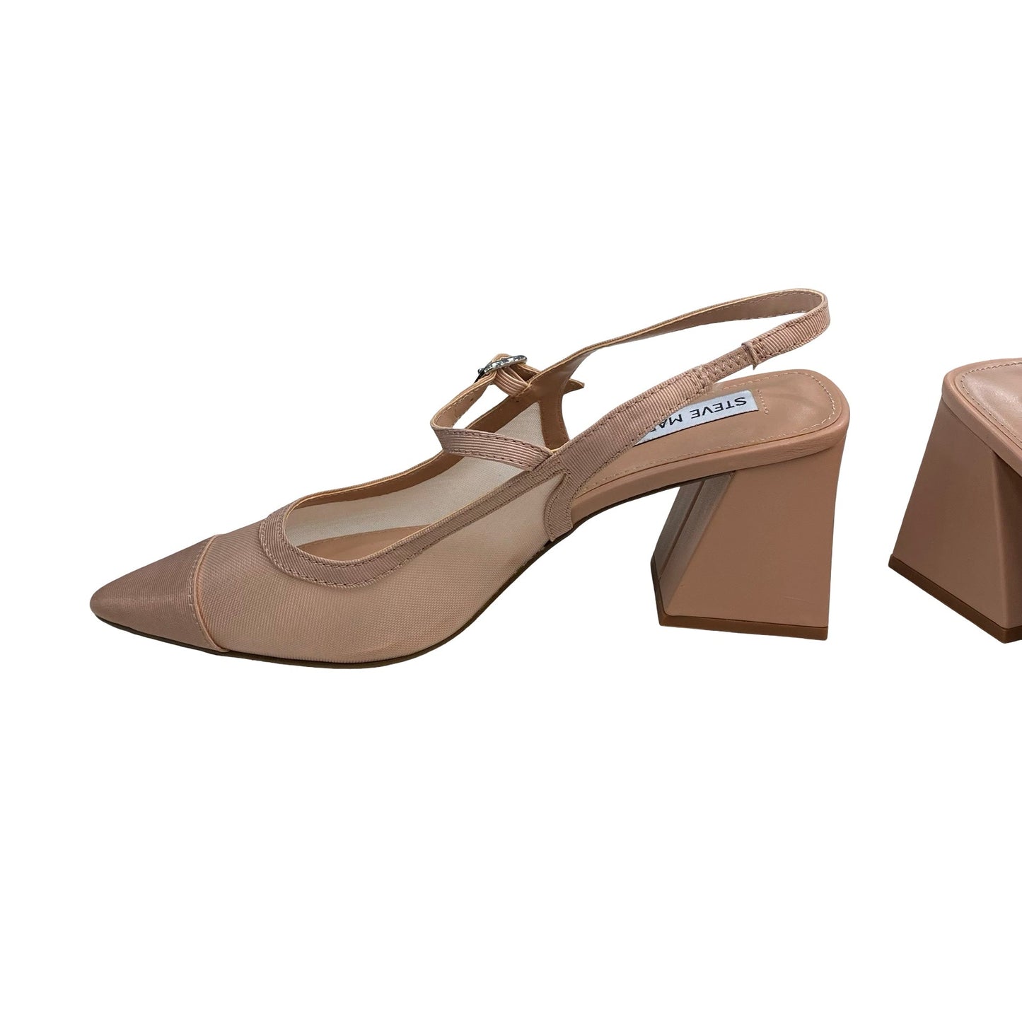 Shoes Heels Block By Steve Madden In Tan, Size:7