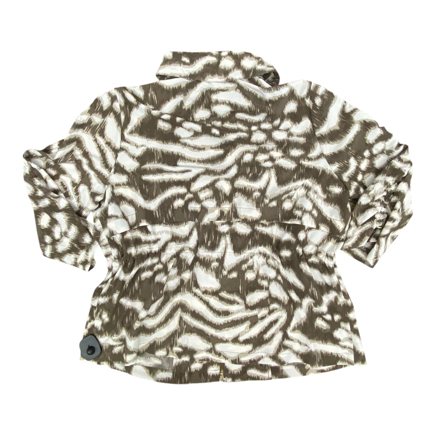 Jacket Windbreaker By Zenergy By Chicos In Multi, Size:Xl
