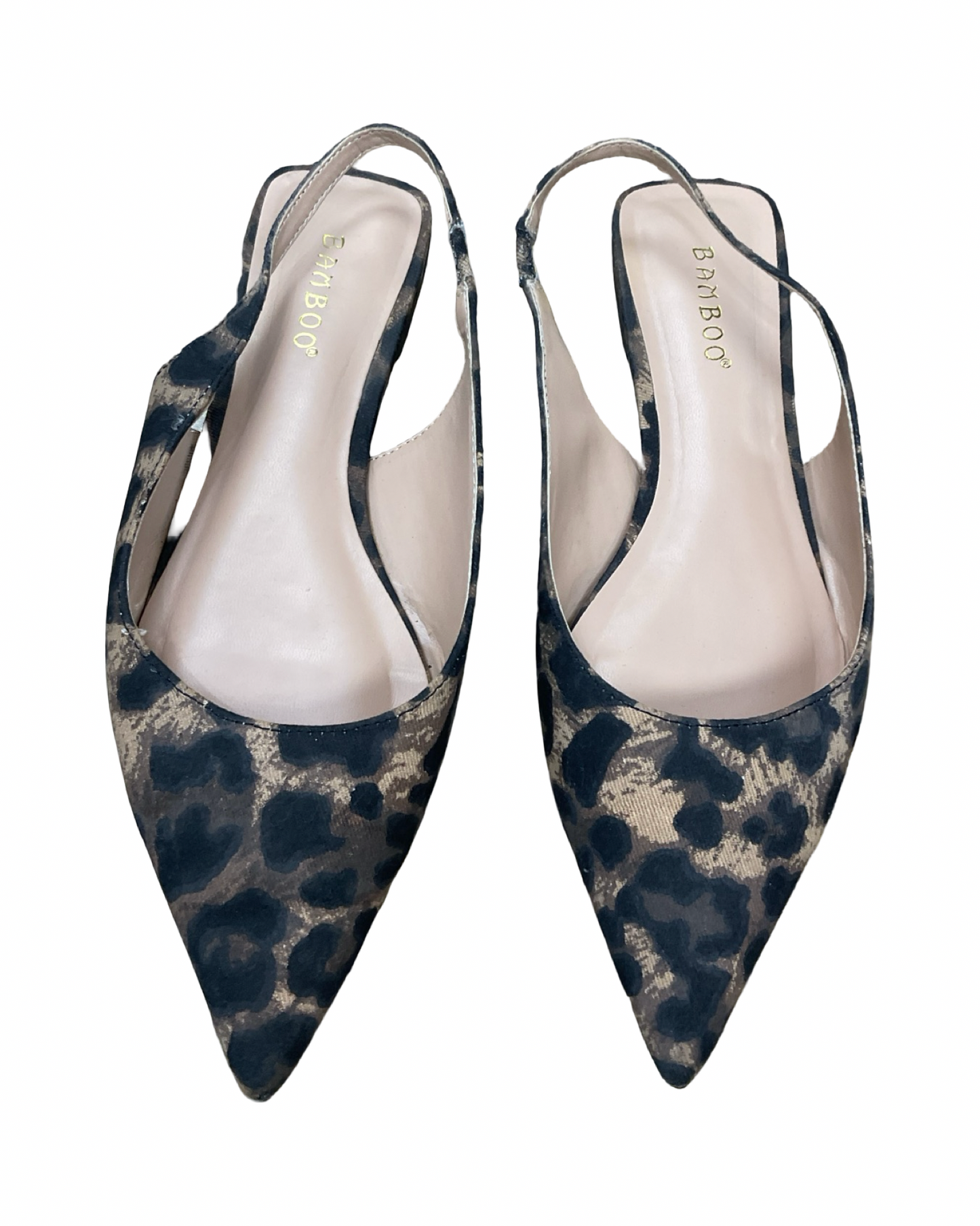 Shoes Flats By Bamboo In Animal Print, Size:6.5