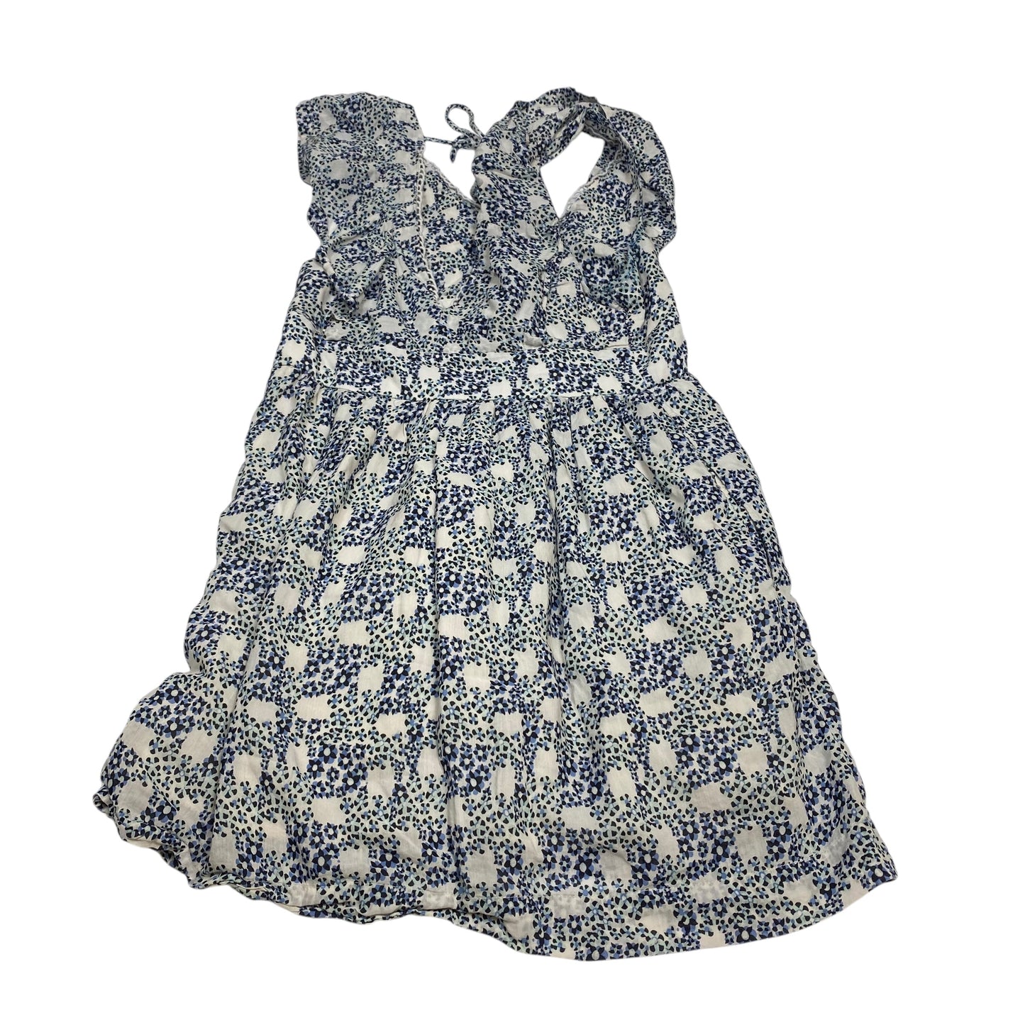 Dress Casual Short By Anthropologie In Blue & White, Size:S