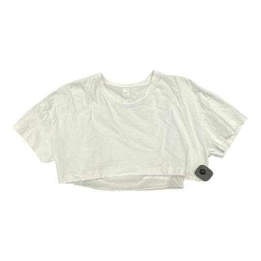 Athletic Top Ss By Alo In White, Size:M