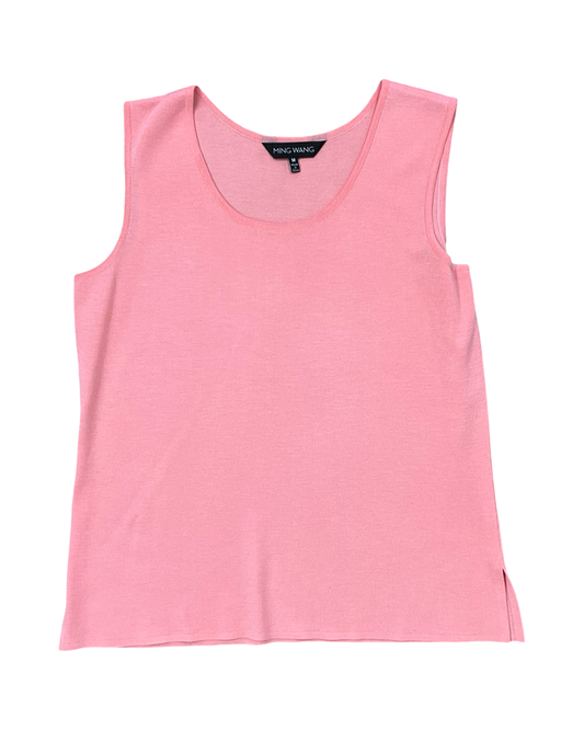 Top Sleeveless By Ming Wang In Orange, Size:M